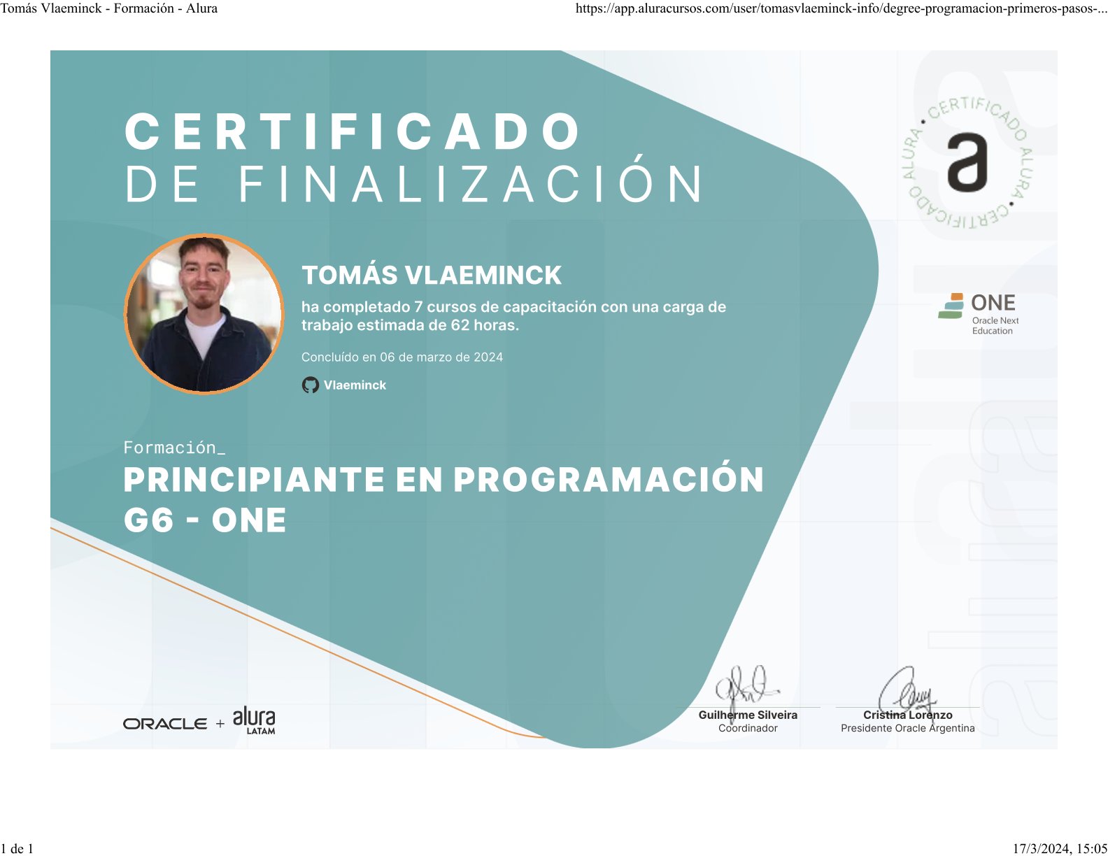 Certificado